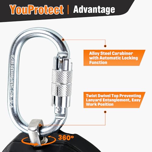 Retractable Fall Arrest Lanyard