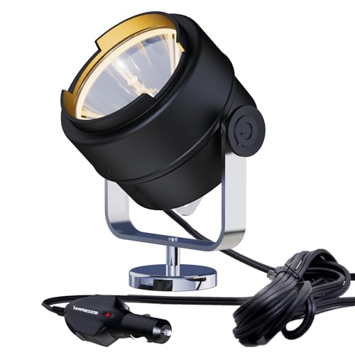 Spotlight Searchlight 12V DC Work Light with Magnet Base for Marine Trucks Boat Home Security Farm Field Protection Emergency Lighting