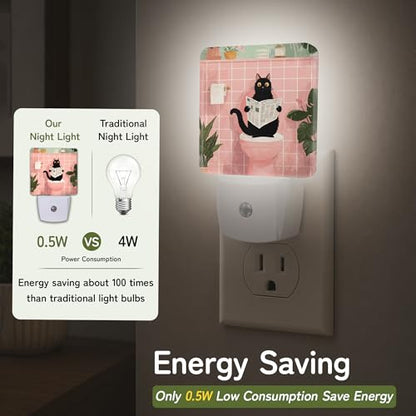 Night Light Night Lights Plug into Wall with Dusk to Dawn Sensor for Bedroom Bathroom Hallway Kitchen