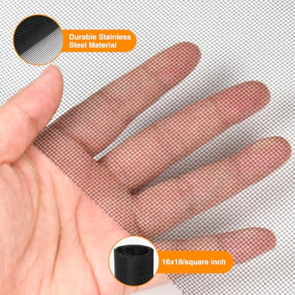 Paudao 16 Wire 18 Mesh High Definition Stainless Steel Window Screen