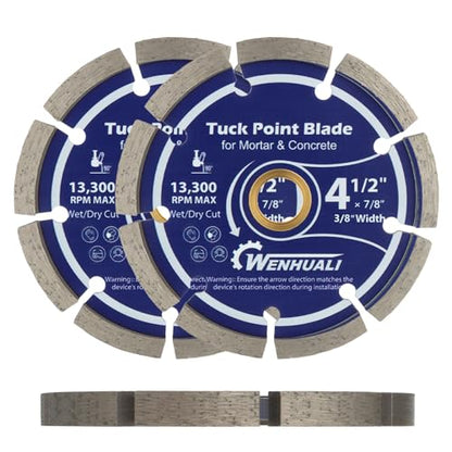 4.5" Diamond Tuck Point Blade for Concrete with 7 (3/8" Thick)