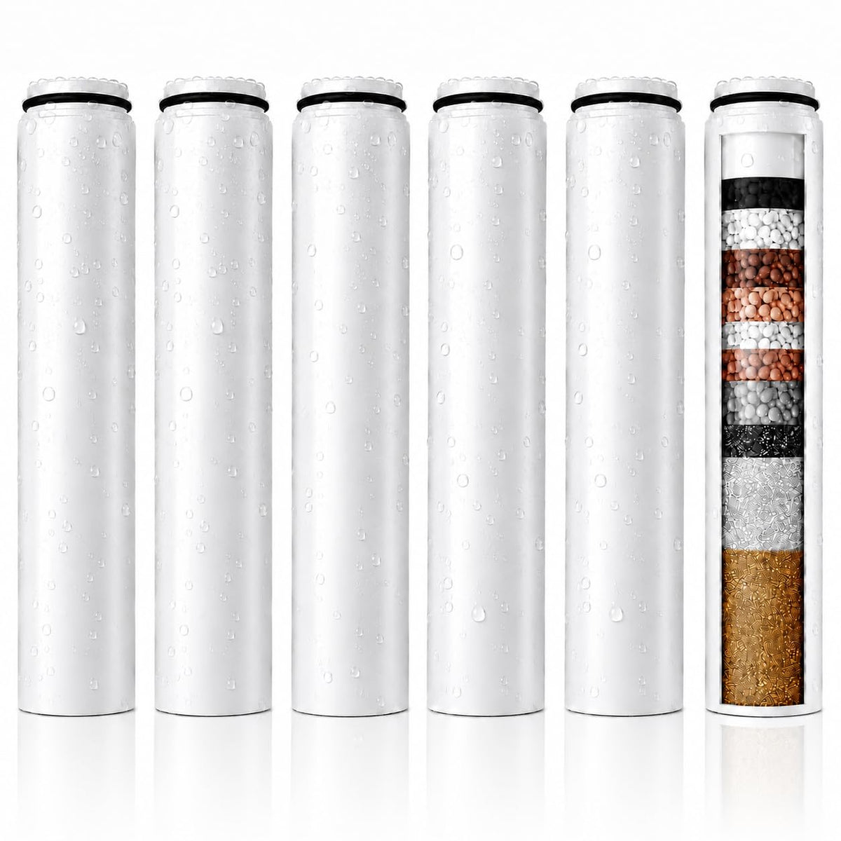 Replacement Filter Compatible with Cobbe® Handheld Shower Head 6 (6-Pack)