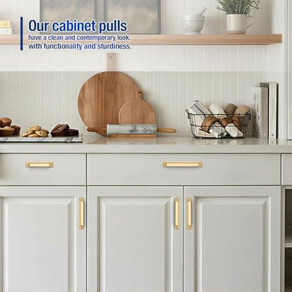 Champagne Bronze Cabinet Pulls Cabinet Handles (Champagne Bronze / 5 inch Hole Center)