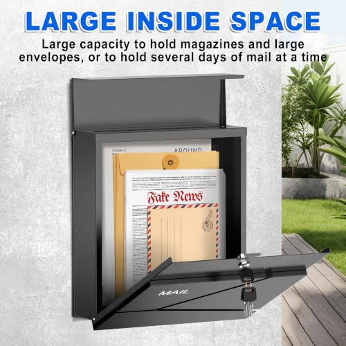 Locking Wall Mount Mailboxes for Outside