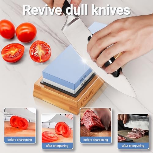 Knife Sharpening Stone Set