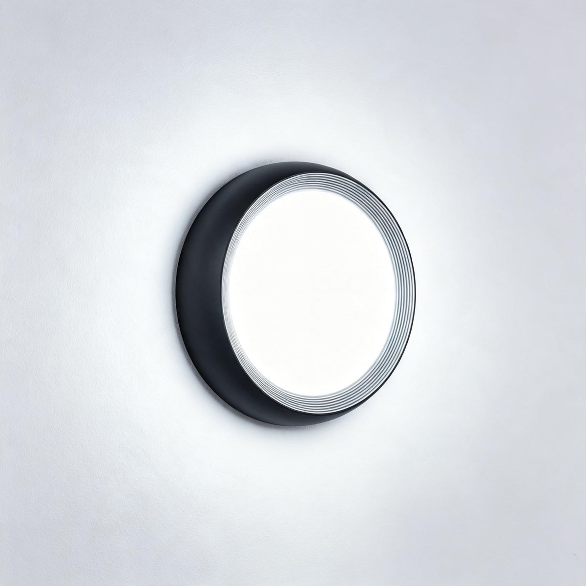 36W Outdoor LED Wall Lights Black (Black)