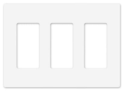 Midsize Screwless Light Switch Cover Plate