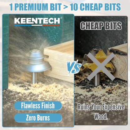 45° Lock Miter Router Bit