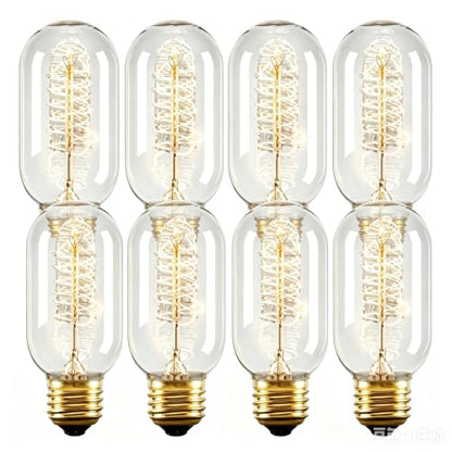 8 Pack T45 Edison Bulb