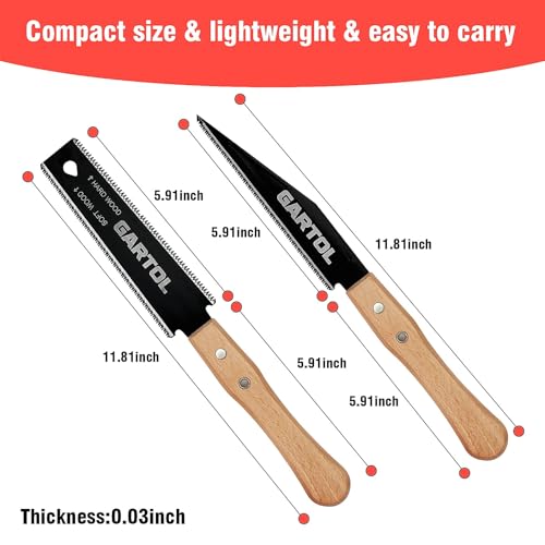 2 Piece Japanese Hand Saw Set