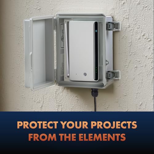 Gray Weatherproof Electrical Junction Box Polycarbonate NHWE