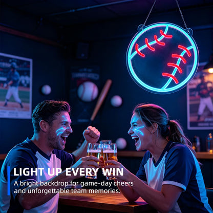 Baseball Neon Sign (Baseball-blue-0703)
