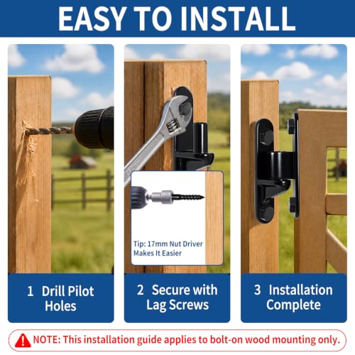Gate Hinges for Wooden Fences Heavy Duty Shed Hinges Barn Door Hinges