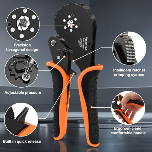 Ferrule Crimping Tool Kit with 1800PCS Connectors