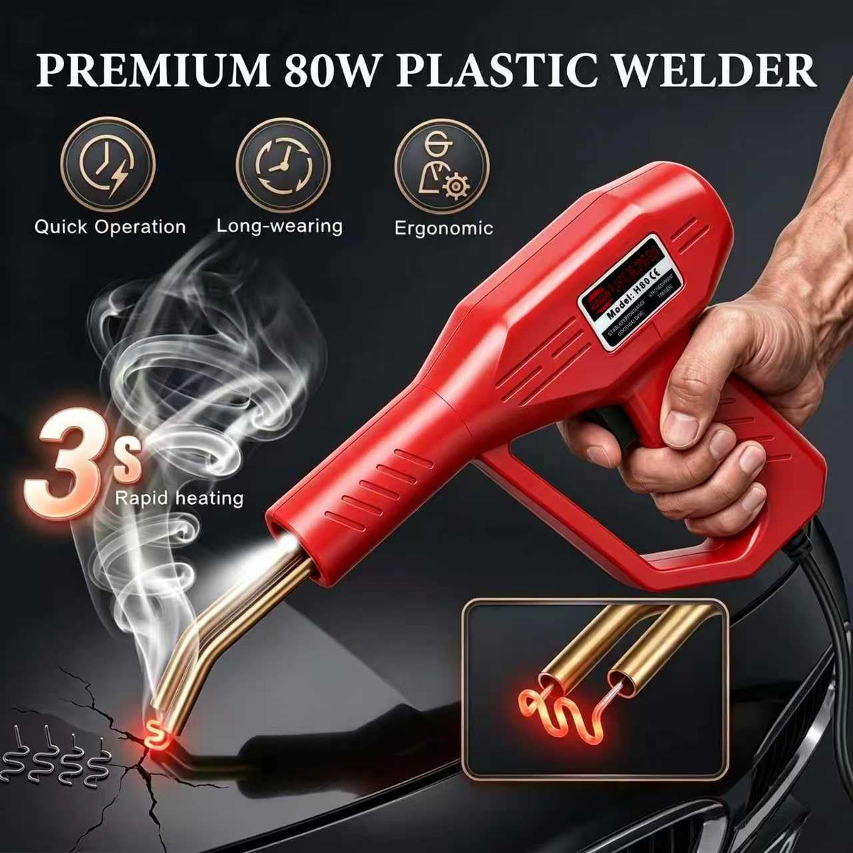 AUSGUN] H80 Plastic Welder Kit