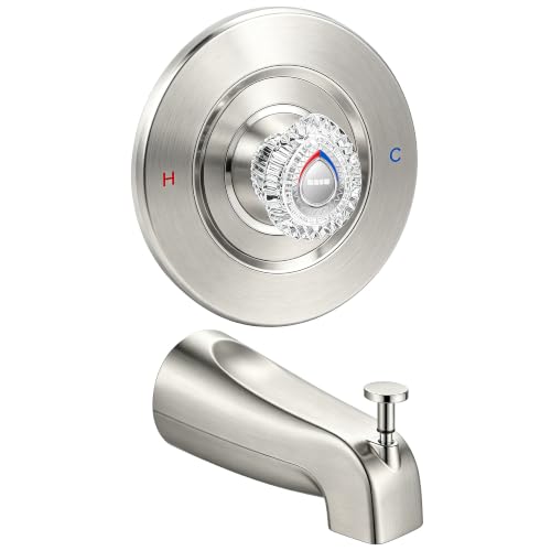 Tub Shower Trim Kit with Tub Spout Compatible with Moen T470 Chateau Valve