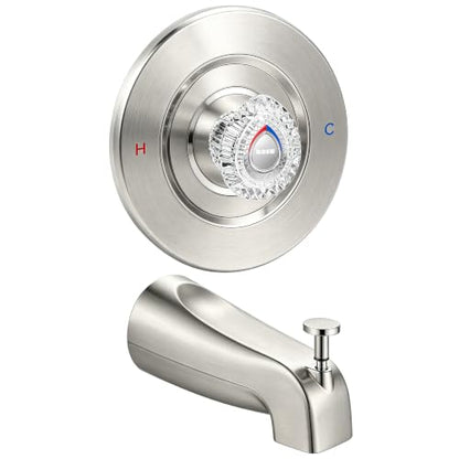 Tub Shower Trim Kit with Tub Spout Compatible with Moen T470 Chateau Valve