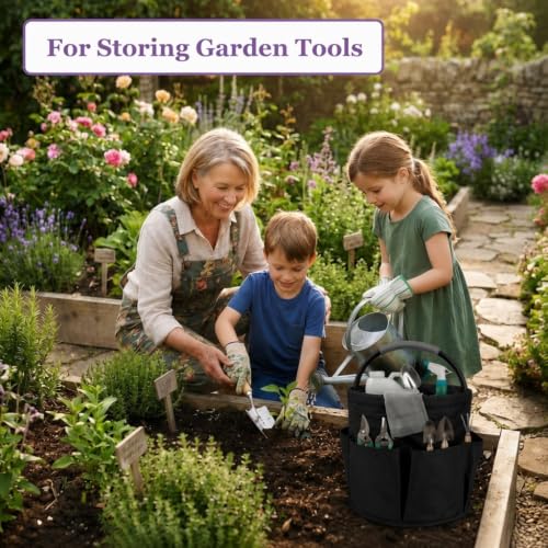 Garden Tool Organizer Tote with Non
