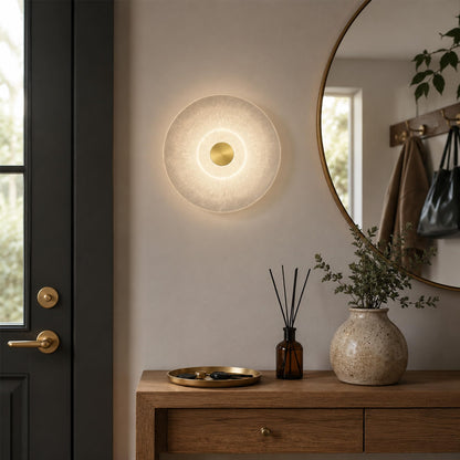 Natural Spanish Alabaster Wall Sconce (Spanish Alabaster)