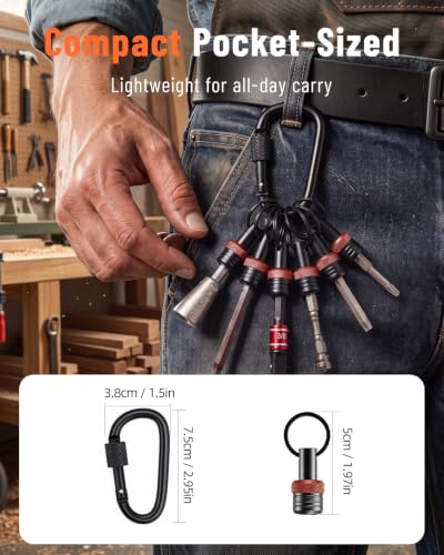 Bit Holder Keychain 6Pcs 1