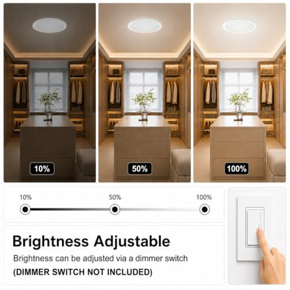 15 Inch LED Flush Mount Ceiling Light