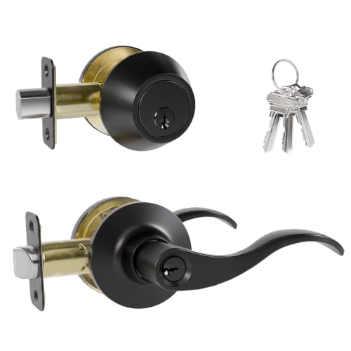 Door Handle with Lock and Key