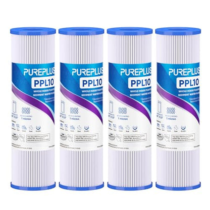 10"x2.5" Whole House Pleated Sediment Filter for Well Water