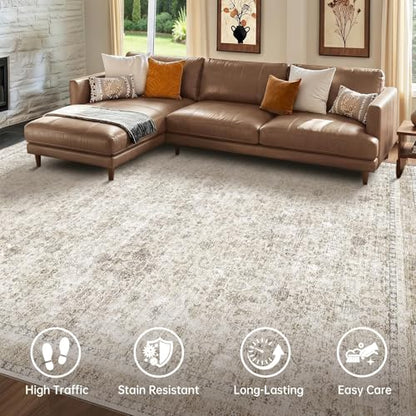9x12 Area Rugs (Beige / 9' x 12' (Rectangular))