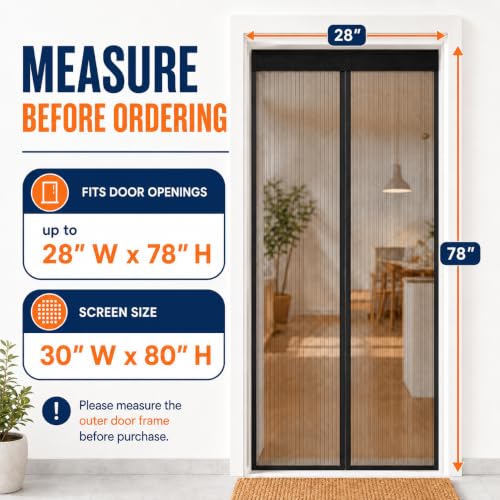 Magnetic Screen Door Mesh