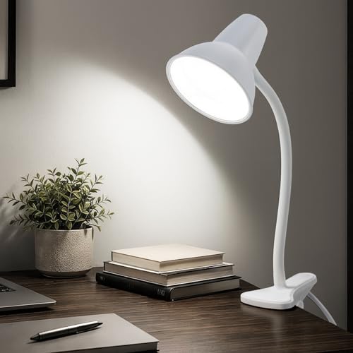 LED Desk Lamp with Flexible Gooseneck