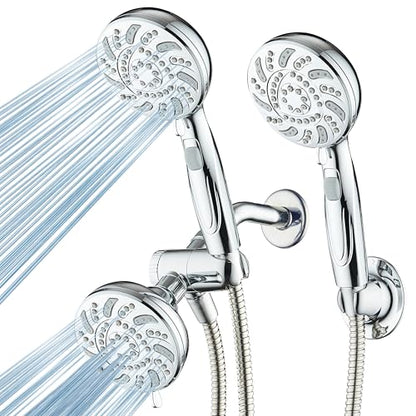 High Pressure Dual Shower Head Combo