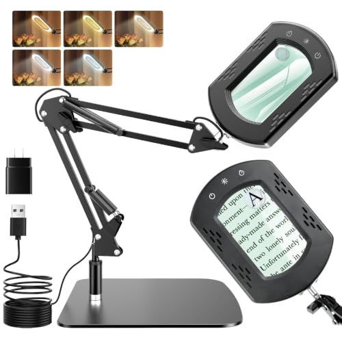 10X 30X Magnifying Glass with Light