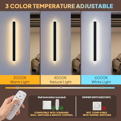 2 Pack Led Outdoor Wall Light