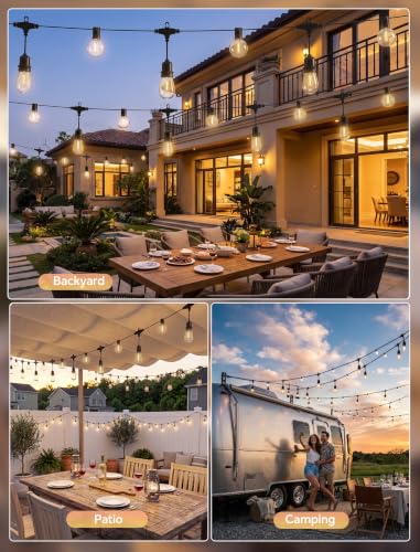 28Ft Outdoor String Lights