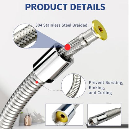 Commercial Pre Rinse Kitchen Sink Sprayer Hose