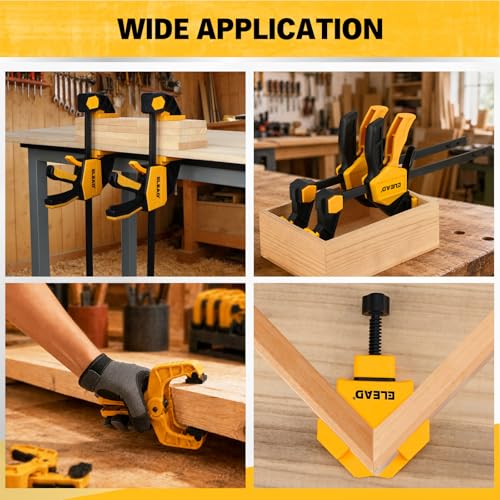 10 Piece Bar Clamps for Woodworking (10-Piece)