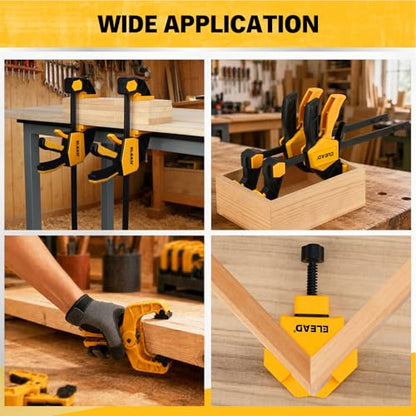 10 Piece Bar Clamps for Woodworking (10-Piece)
