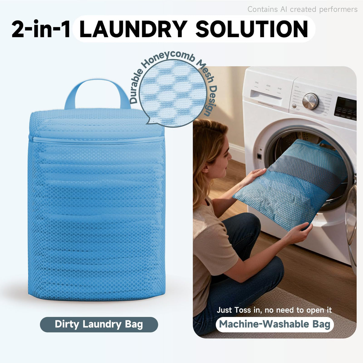 Packing Cubes for Travel (20 Azure Blue)