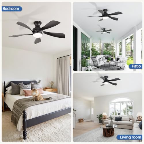 Ceiling Fans with Lights and Remote