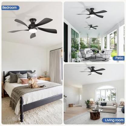 Ceiling Fans with Lights and Remote
