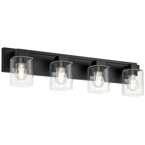 Modern Bathroom Lighting Fixtures Over Mirror