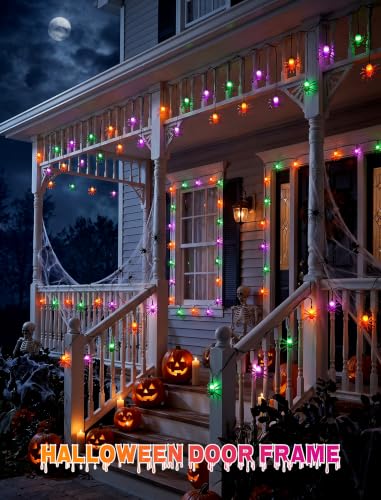 8.5Ft Halloween Outdoor Spider String Light (Spider)