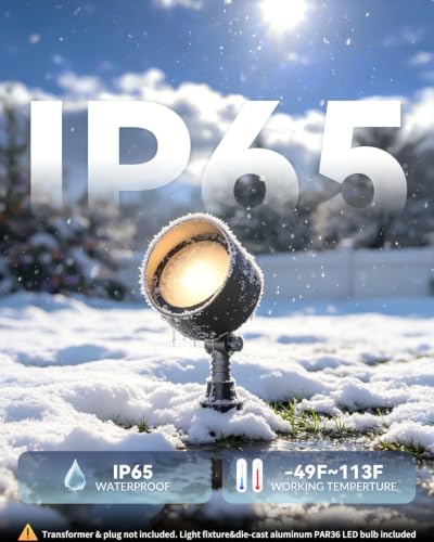PAR36 LED Landscape Spotlights Flood Light 10W 2700K 12