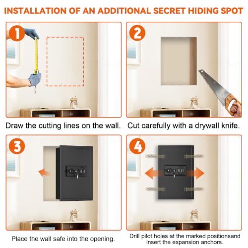 Wall Safes Between the Studs