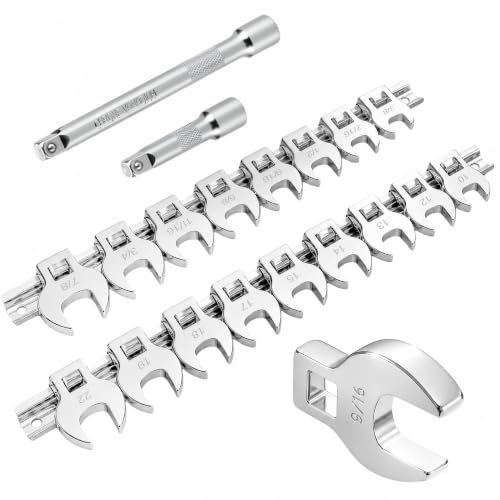 Drive Crowfoot Wrench Set