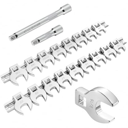 Drive Crowfoot Wrench Set