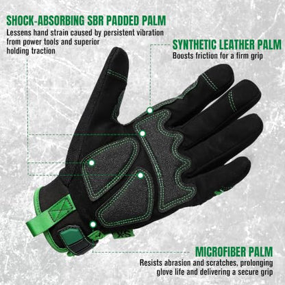 Unisex Mechanical Touchscreen Work Gloves