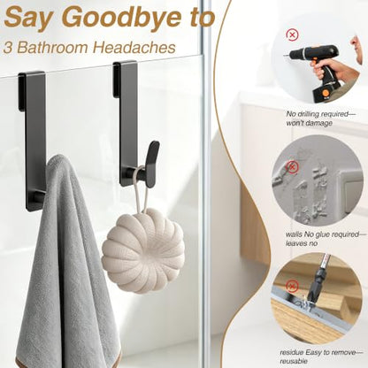 2 Pack Heavy Duty Adhesive Hooks