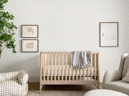 Farmhouse Peel and Stick Wallpaper Tiny Floral Wall Paper Vintage Rustic Cottage Contact Paper Geometric