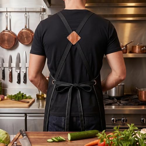 16oz Canvas Work Apron with Cross Back